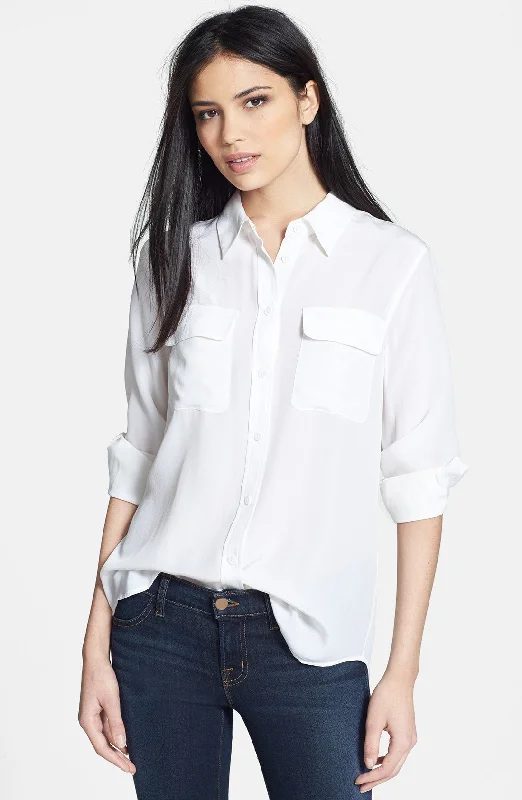 Slim Signature Silk Shirt