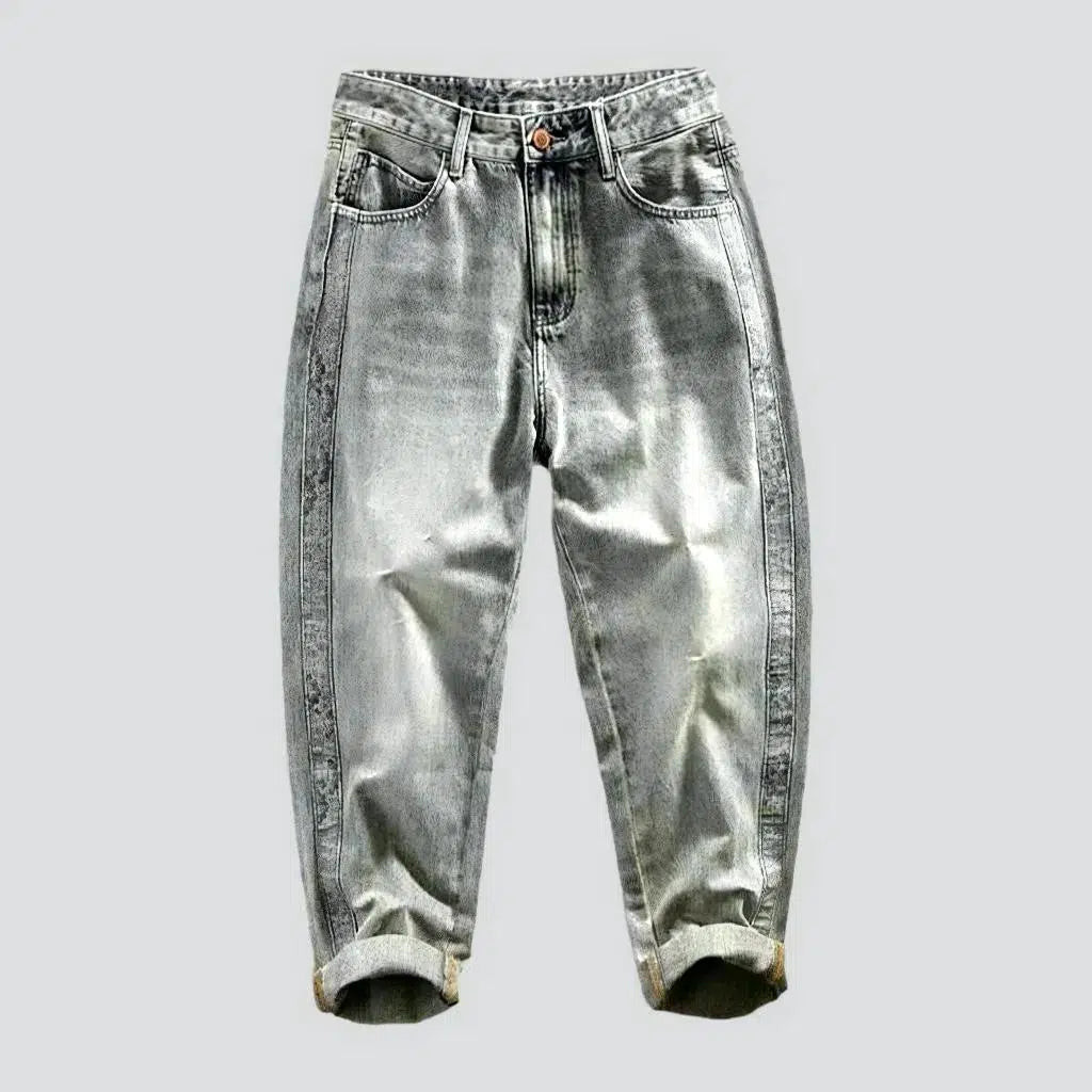 Bleached men's jeans