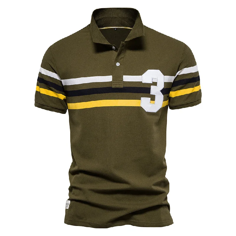 Men's High Quality Cotton Embroidered Summer Polo T Shirt | PS607