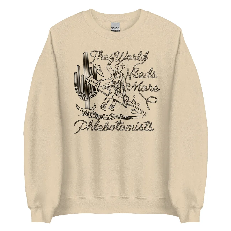 TWNM- Phlebotomists Unisex Crewneck Light Colors