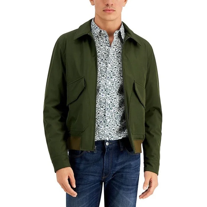 Michael Kors Men's Bomber Jacket Green Size Medium