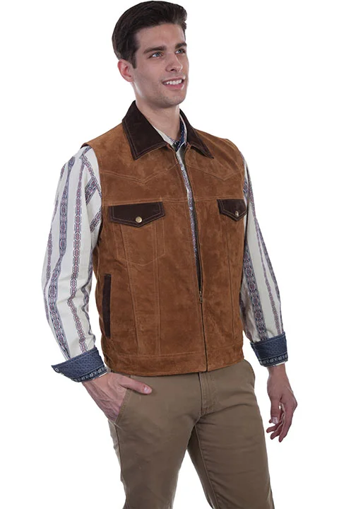 Men's Scully Conceal Carry Leather Vest #621-125