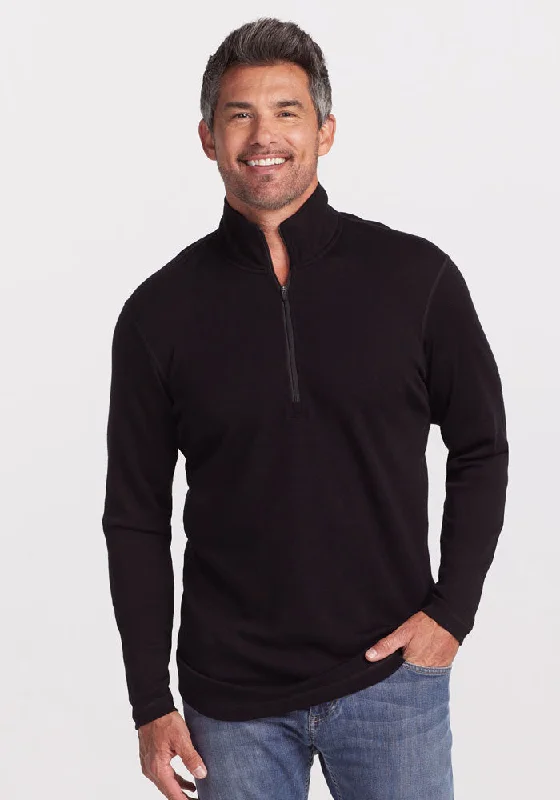 Explorer 1/4 Zip - Black