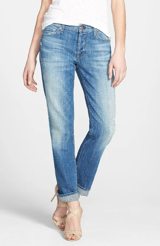 Josefina Boyfriend Jeans Bright Light Broken Twill