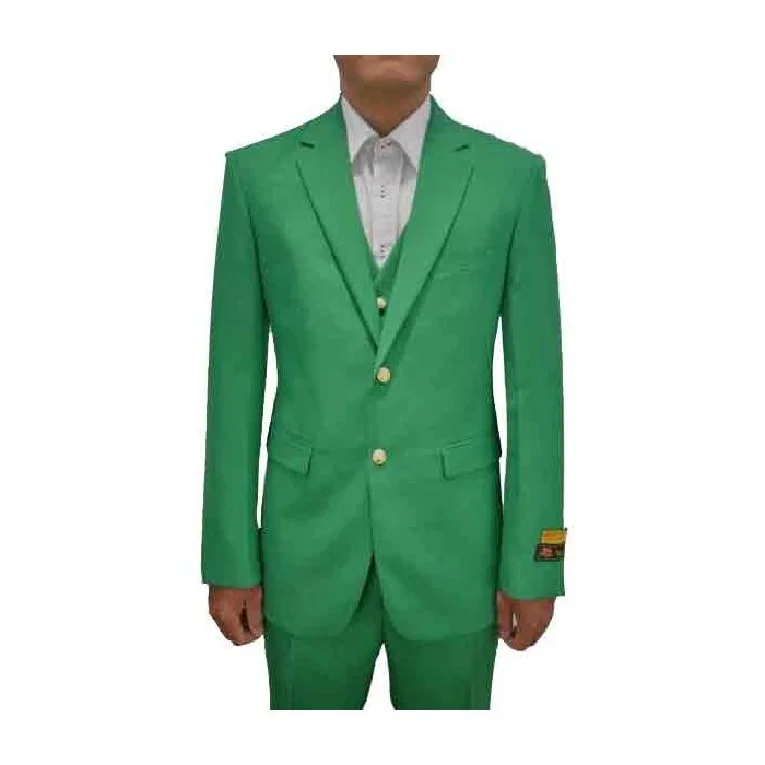 Alberto Nardoni Two Button Suit Overcoat In Augusta Green