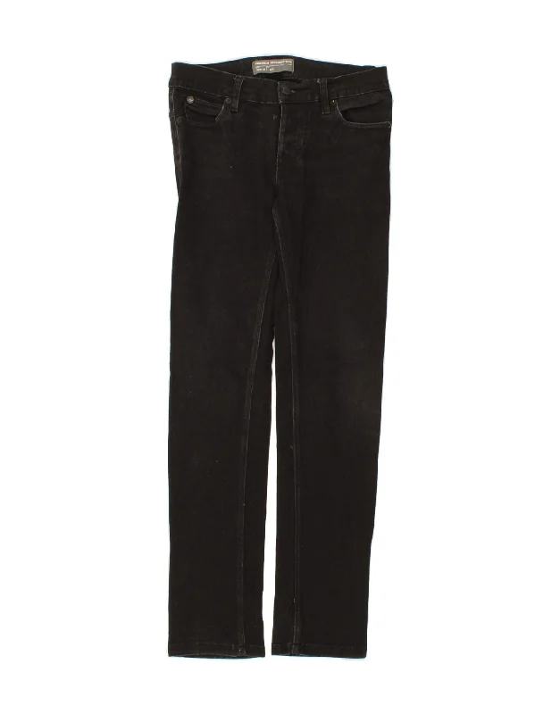 FRENCH CONNECTION Mens Slim Jeans W28 L32 Black Cotton