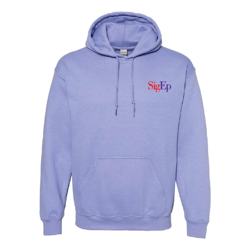 SigEp Logo Hoodie in Violet