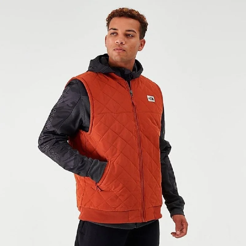 The North Face Inc Men's Cuchillo Insulated Vest In Red Fleece Wine Size X-Large - XL