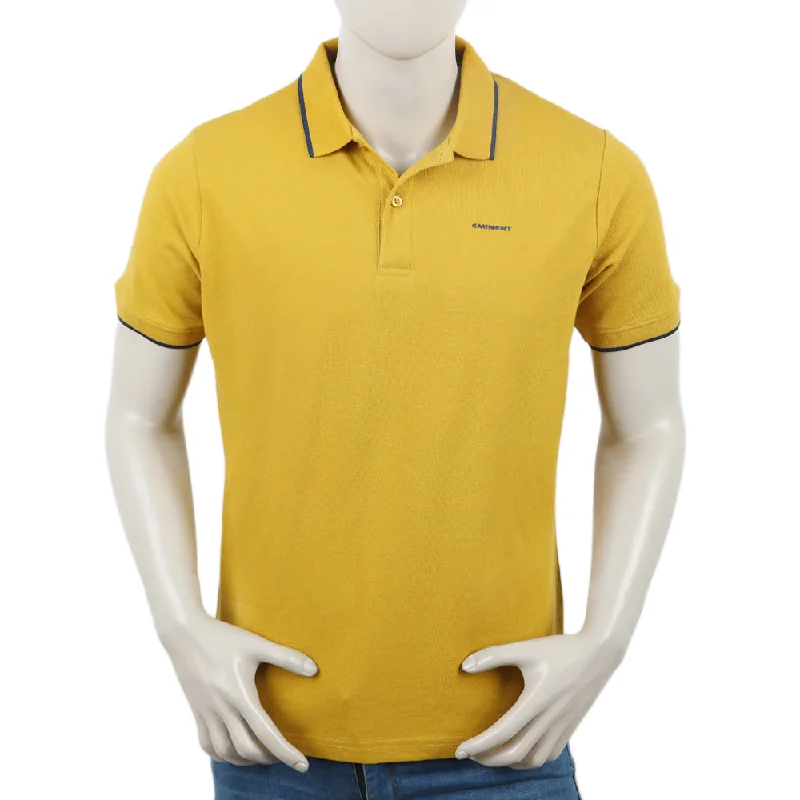 Eminent Men's Polo Half Sleeves T-Shirt - Mustard