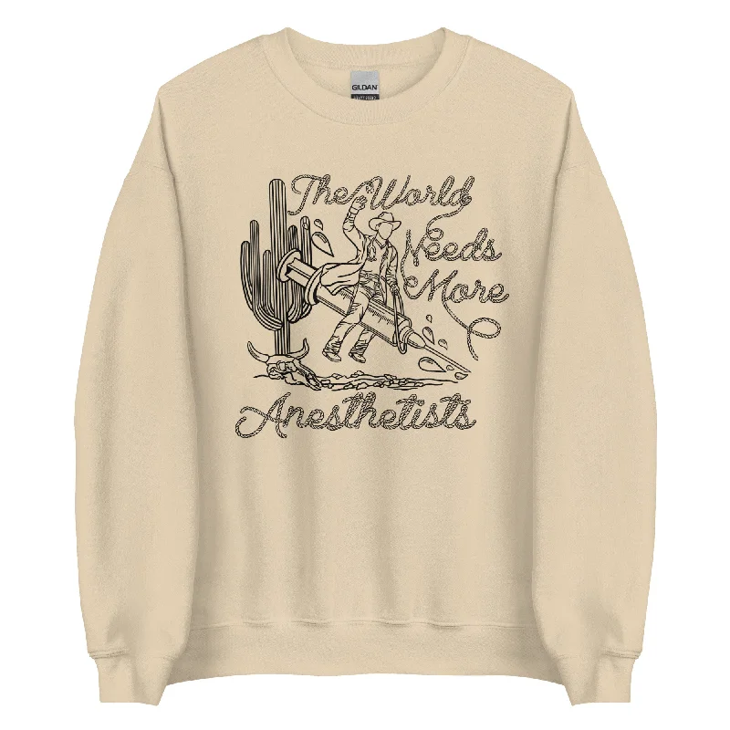 TWNM-Anesthetists Unisex Crewneck Light Colors