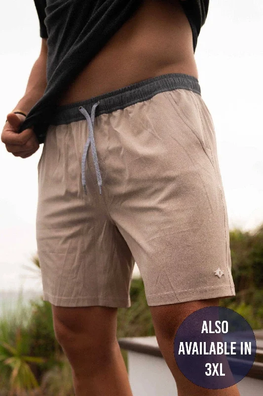 Khaki Athletic Short