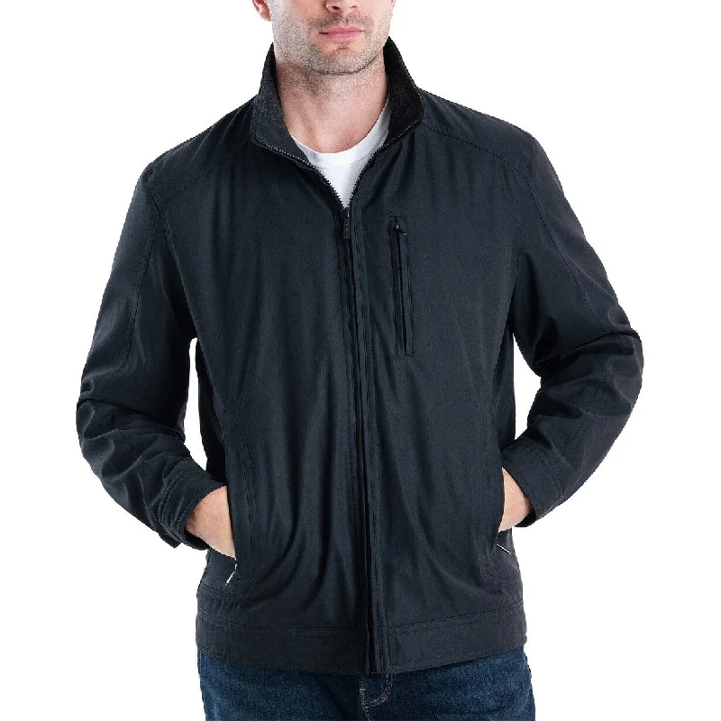 London Fog Men's Ii Bonded Microfiber Hipster Jacket Black Size XXL - XX-Large