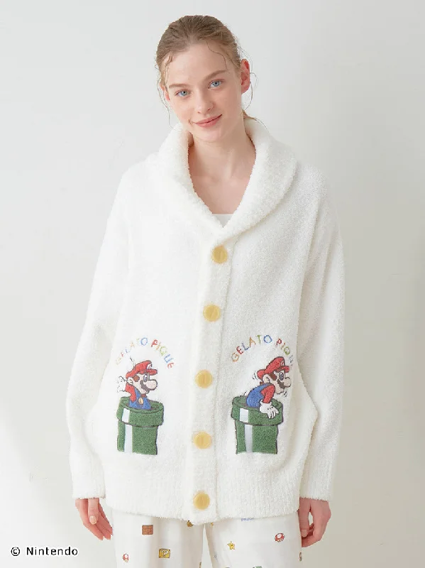 SUPER MARIO™️ UNISEX Baby Moco Jacquard Shawl Cardigan