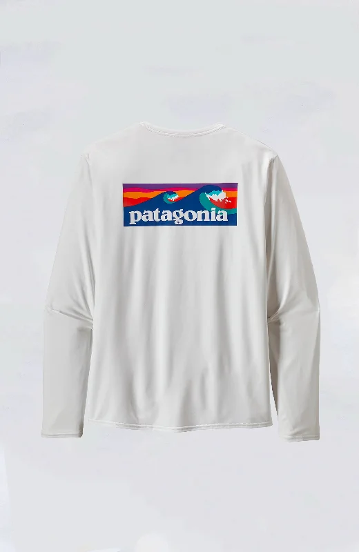 Patagonia - M's L/S Cap Cool Daily Graphic Shirt - Waters