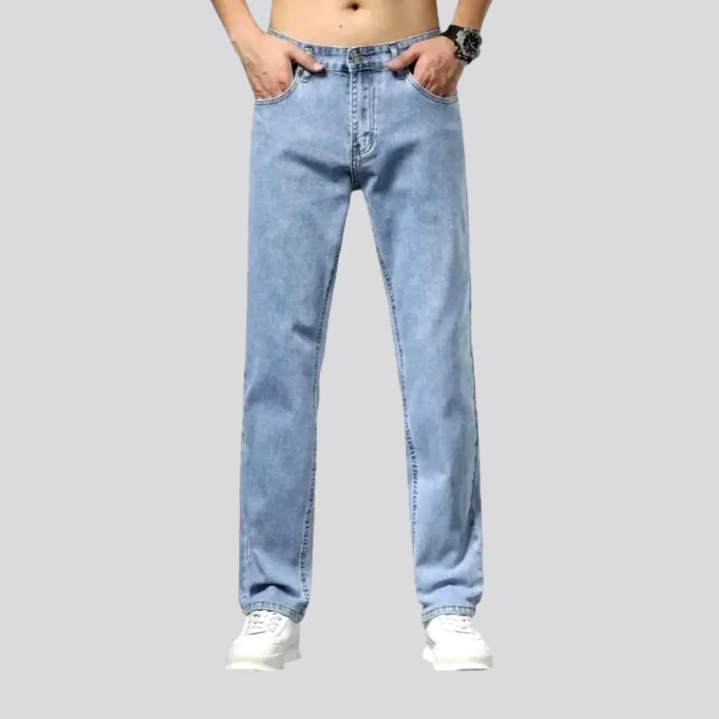 High rise stylish men's jeans