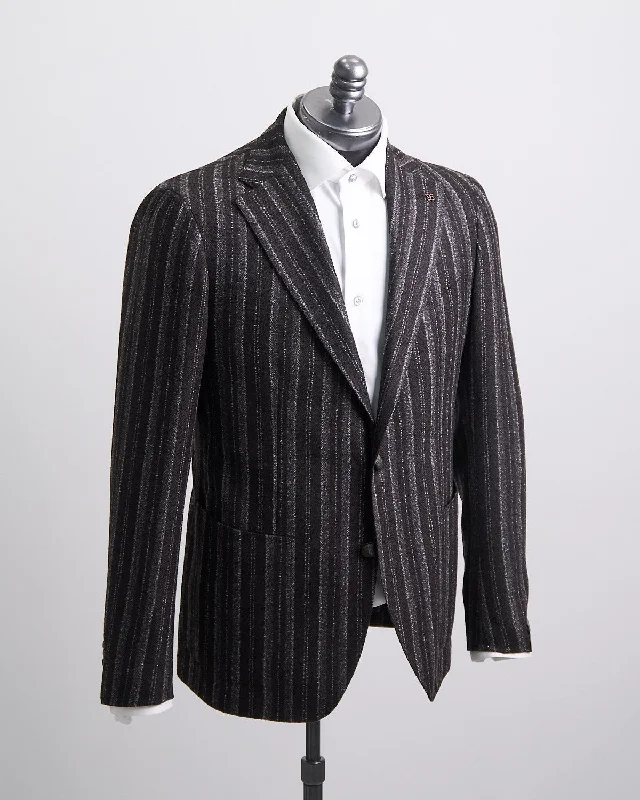 Emboldened Stripe 'Perfect Fit' Soft Wool Sport Jacket