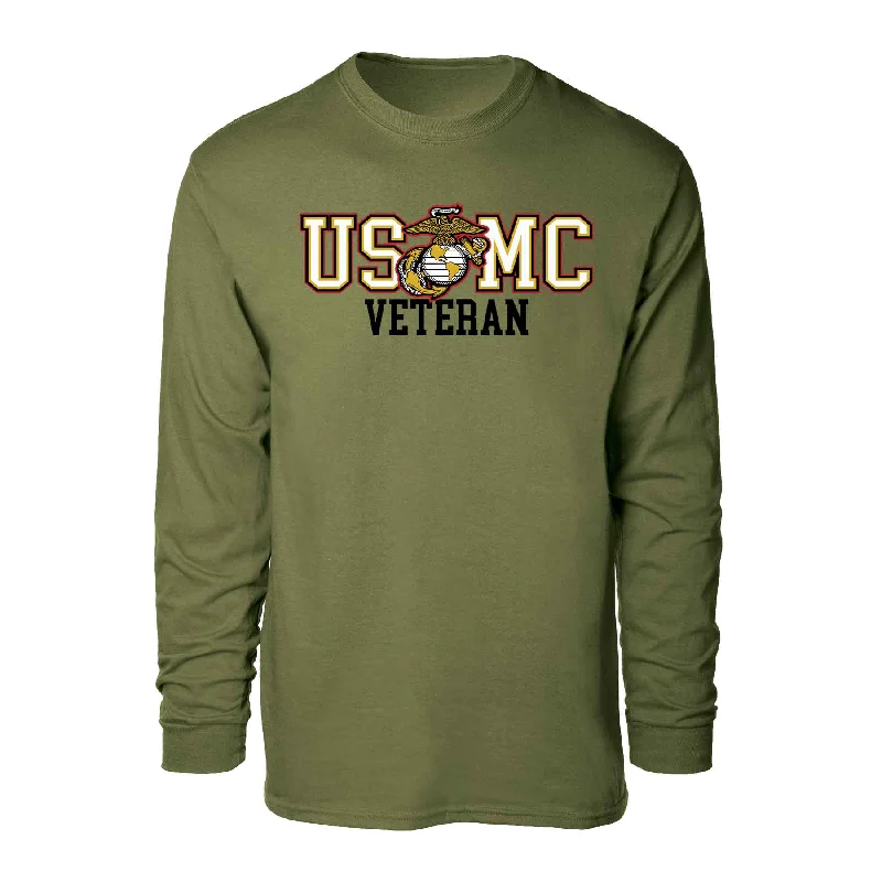 Bold USMC Veteran Long Sleeve