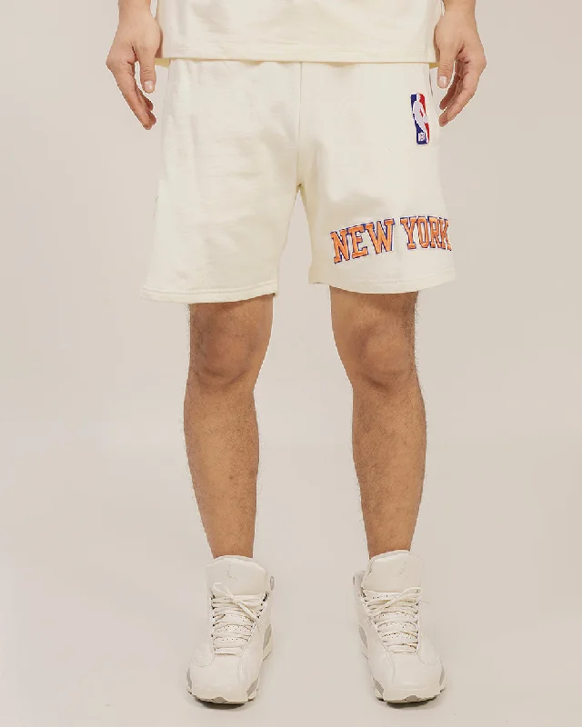 NBA NEW YORK KNICKS RETRO CLASSIC MEN'S SHORT (EGGSHELL)