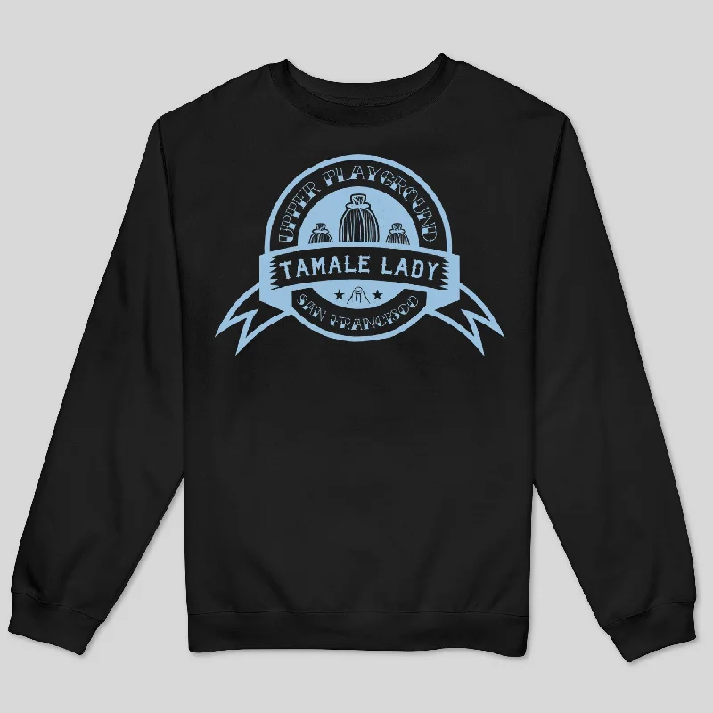 TAMALE LADY SEAL OF APPROVAL MEN'S SWEATSHIRT