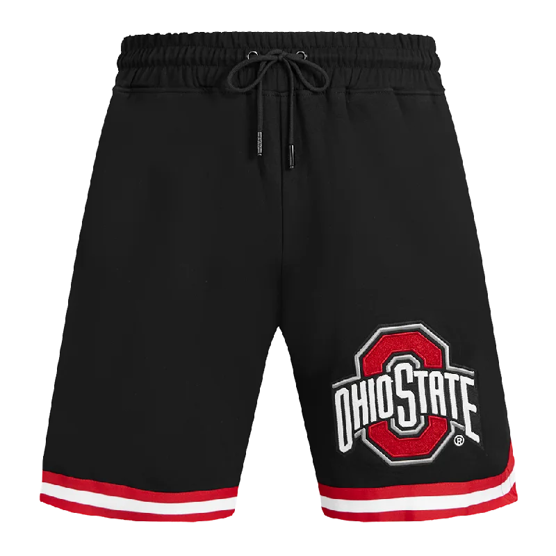 OHIO STATE UNIVERSITY CLASSIC MEN'S SHORT (BLACK/RED)