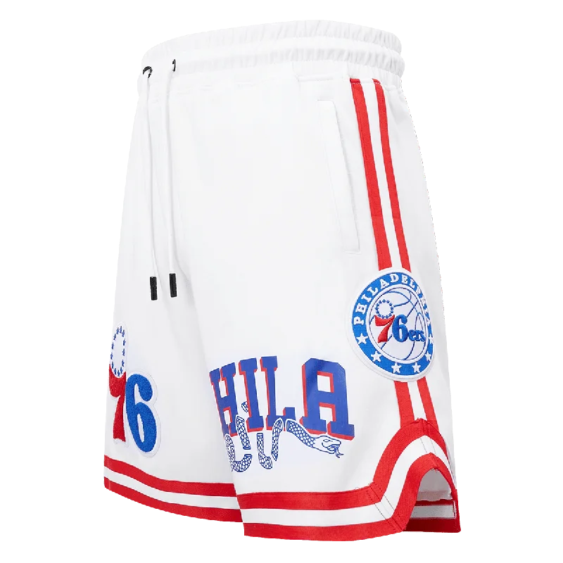 NBA PHILADELPHIA 76ERS LOGO PRO TEAM MEN'S SHORT (WHITE)