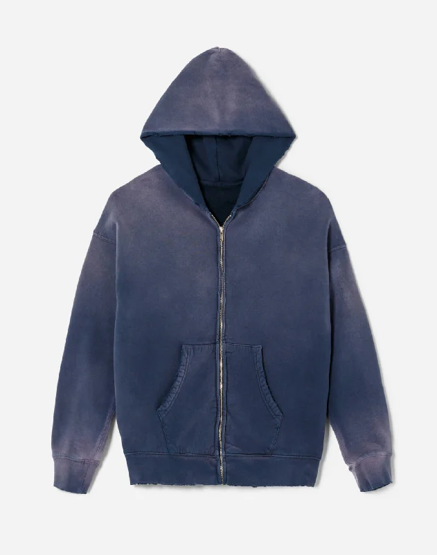 Zip Hoody - Sun Faded Navy