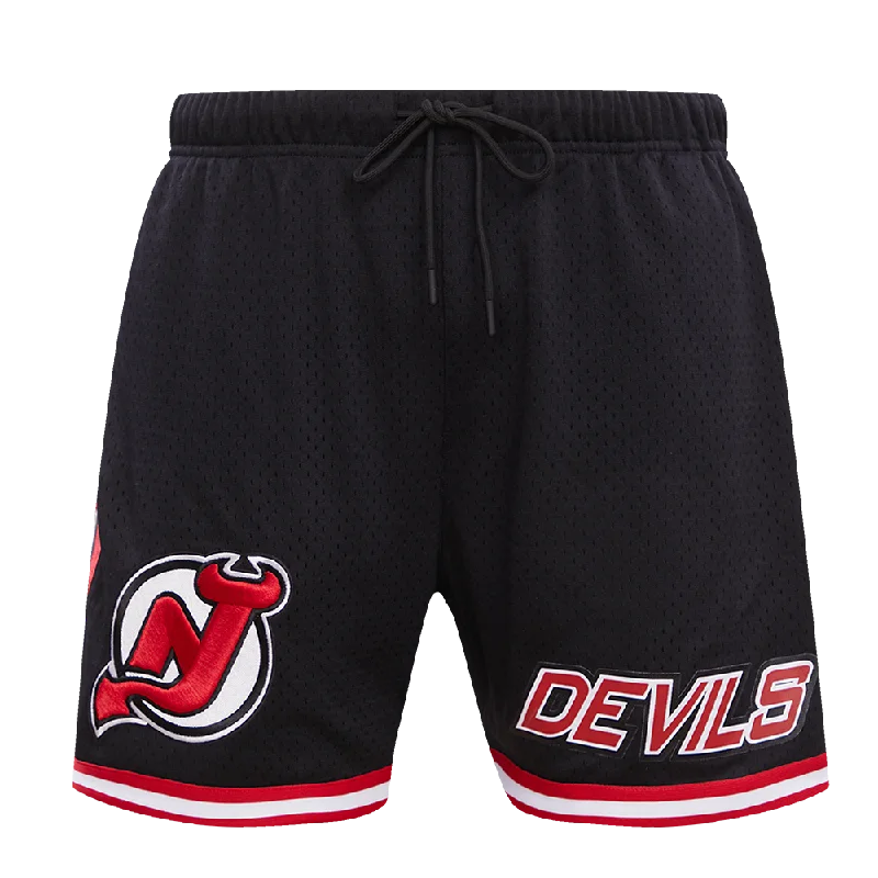 NHL NEW JERSEY DEVILS CLASSIC MESH MEN'S SHORT (BLACK/RED)