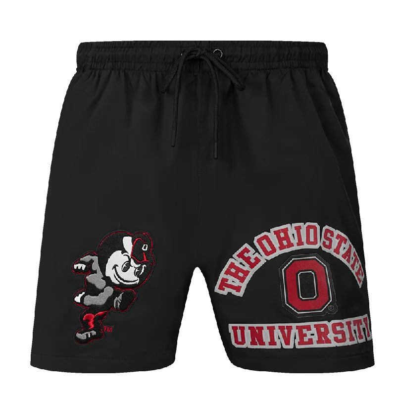 OHIO STATE UNIVERSITY CLASSIC MEN'S WOVEN SHORT (BLACK)