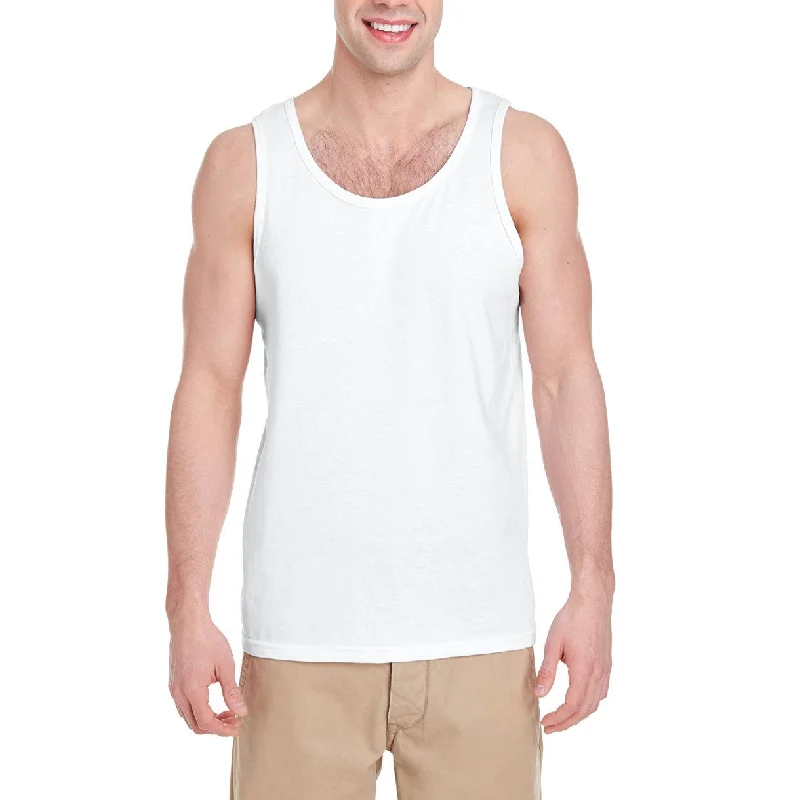 Men's Heavy Cotton Stretch Performance Tank Top