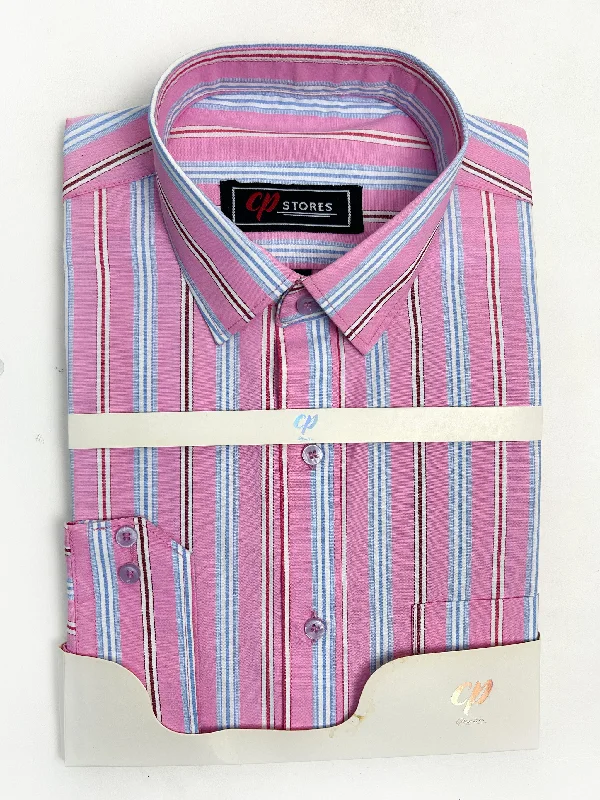 Pink Formal Dress Shirt For Men AN MFS119