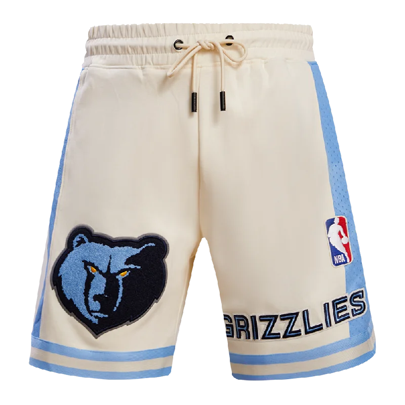 NBA MEMPHIS GRIZZLIES RETRO CLASSIC MEN'S 2.0 SHORT (EGGSHELL/UNIVERSAL BLUE)