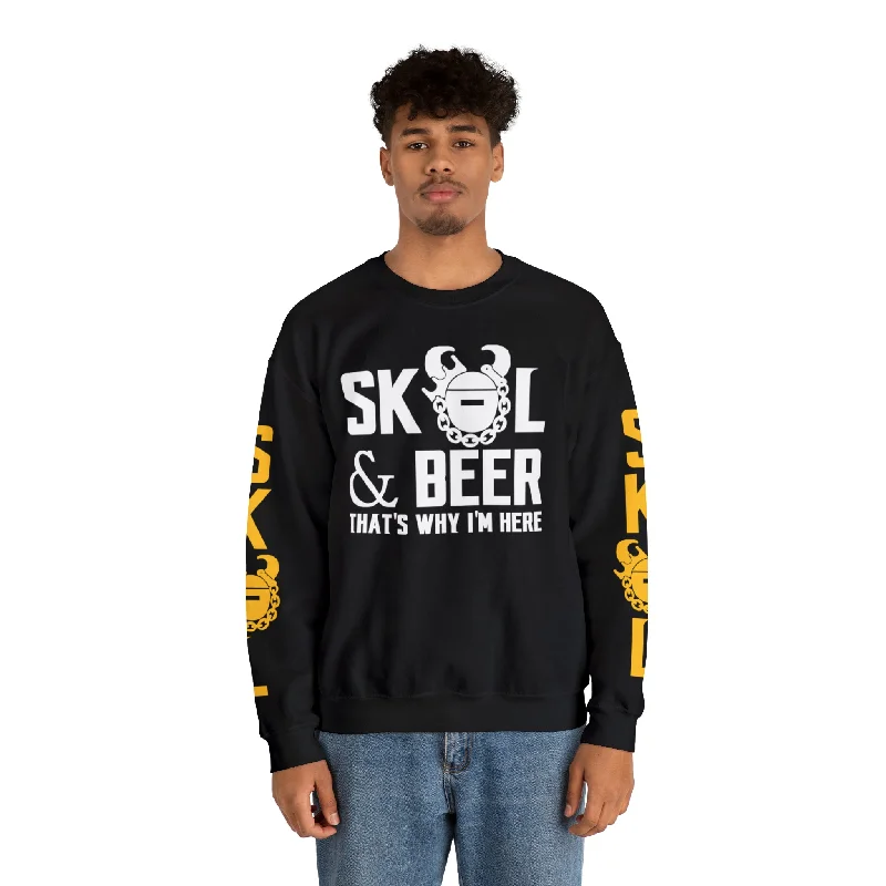 Unisex Heavy Blend™ Crewneck - & BEER + The Original (Sleeves)