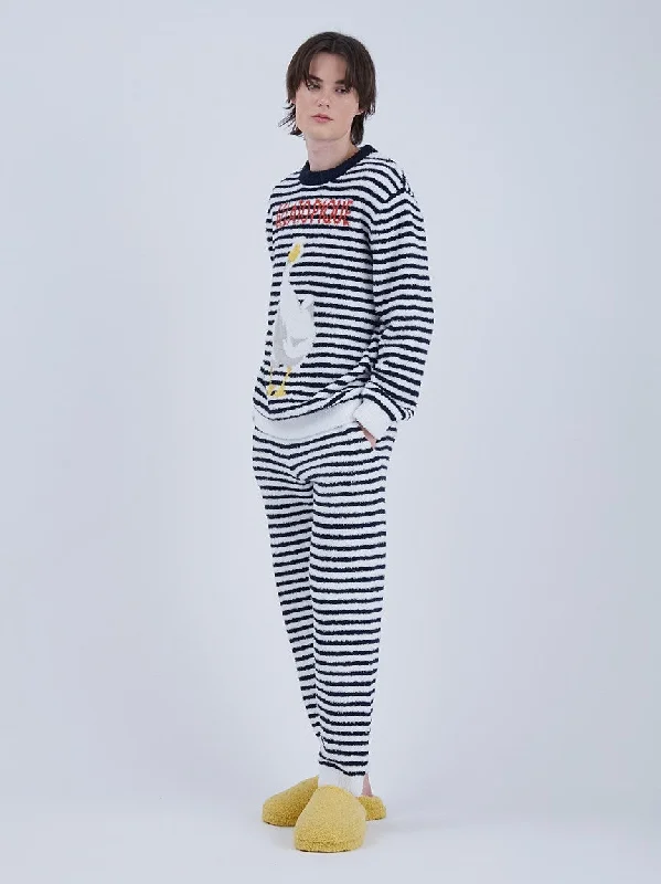 Baby Moco Duck Stripe Men’s Long Lounge Pants