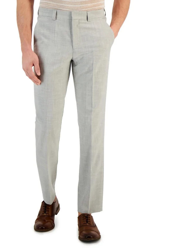 Mens Wool Pockets Trouser Pants