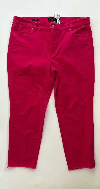 Pants Corduroy By Talbots O In Pink, Size: 14p