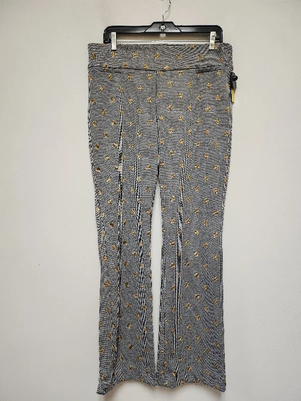 Pants Wide Leg By New York And Co In Plaid Pattern, Size: 12