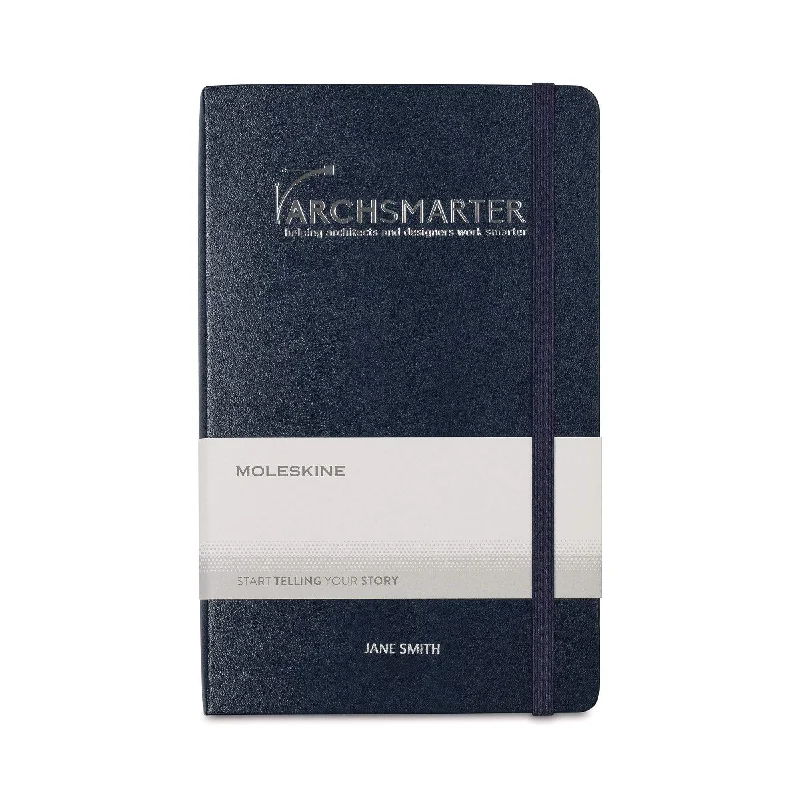 Moleskine - Hard Cover Large Double Layout Notebook (5" x  8.25")