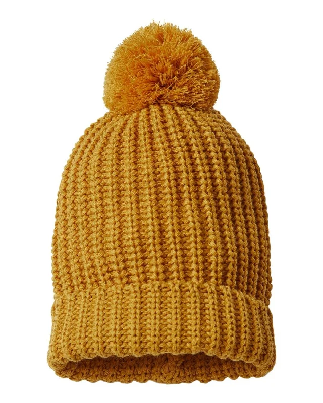 Richardson - Chunk Cable Beanie w/ Cuff & Pom