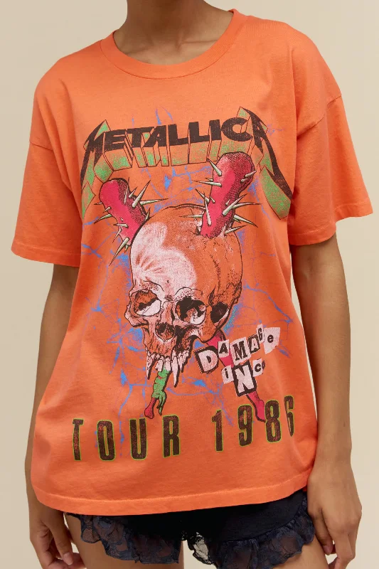 Metallica Damage Inc Tour 1986 Merch Tee