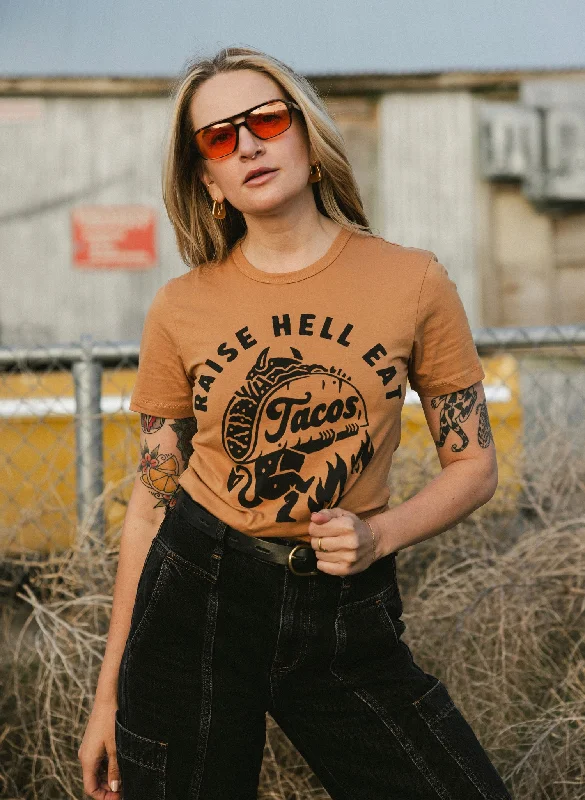 Raise Hell Eat Tacos Tee