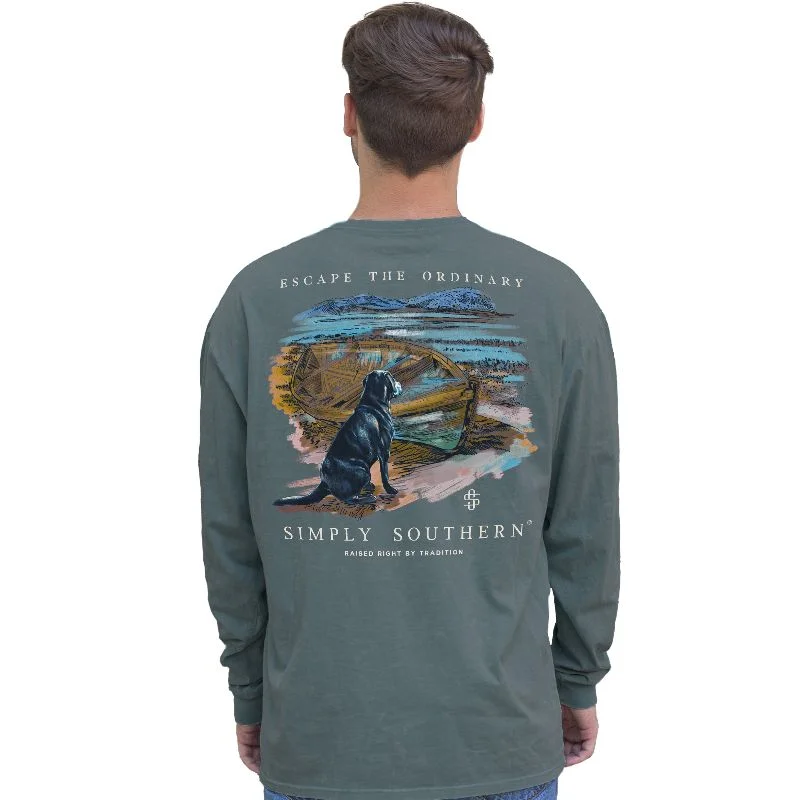 SALE Simply Southern Dog Lake Storm Unisex Long Sleeve T-Shirt