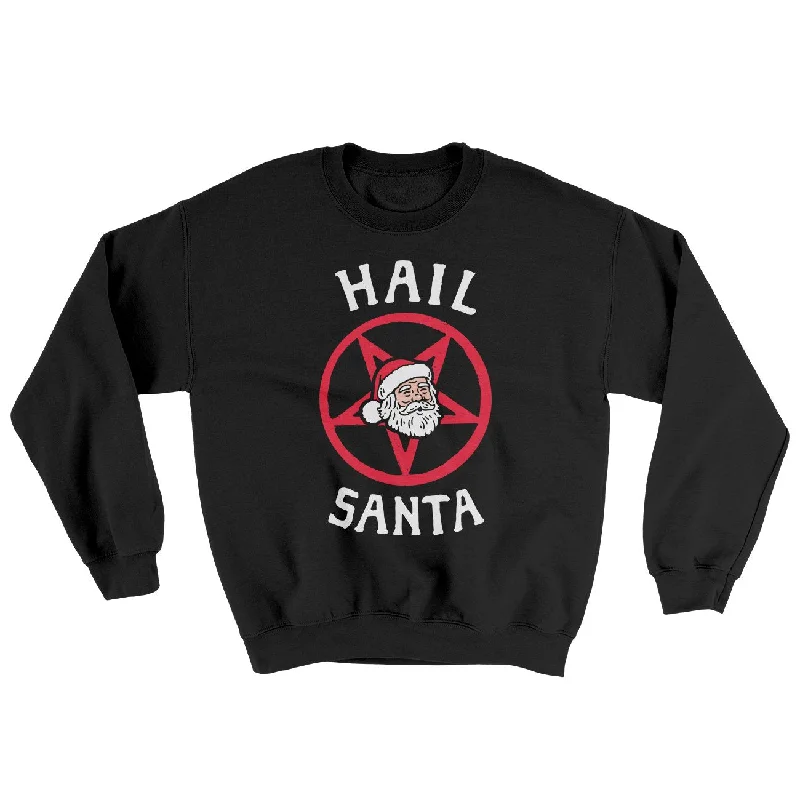 Hail Santa Men/Unisex Ugly Sweater