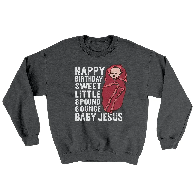 Happy Birthday Baby Jesus Funny Movie Men/Unisex Ugly Sweater