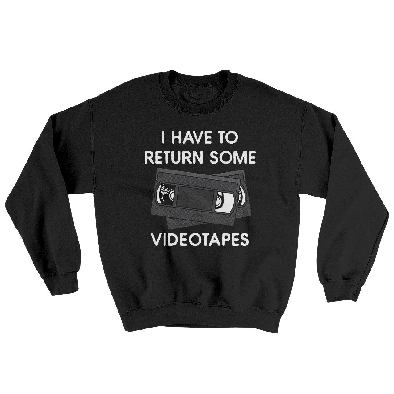 I Have To Return Some Videotapes Ugly Sweater