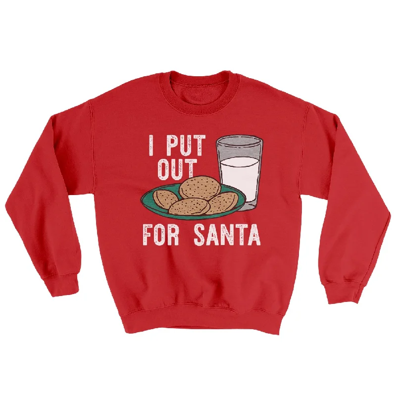 I Put Out for Santa Men/Unisex Ugly Sweater