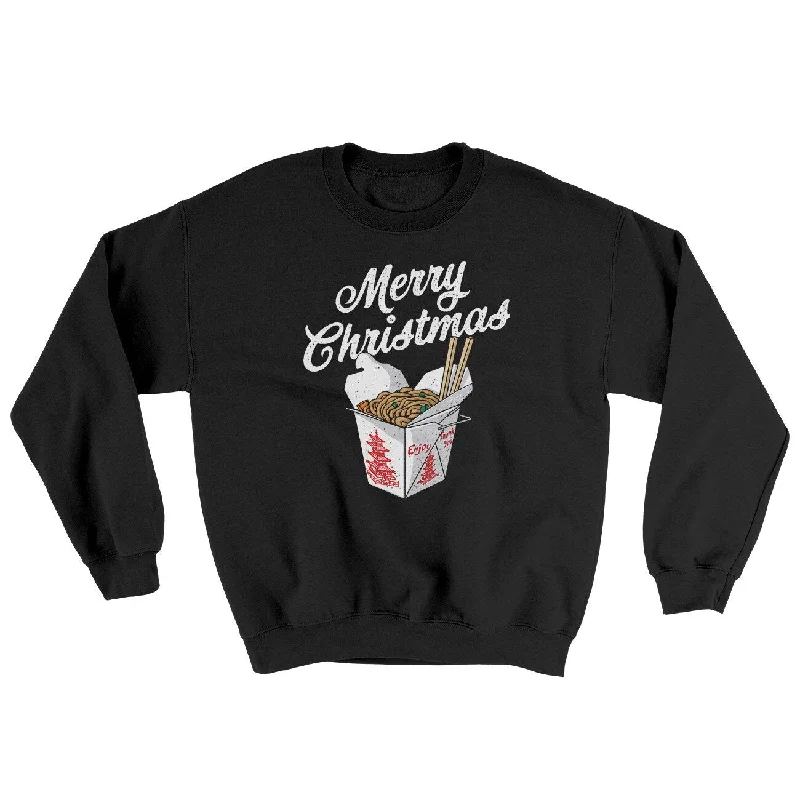 Merry Christmas Takeout Ugly Sweater