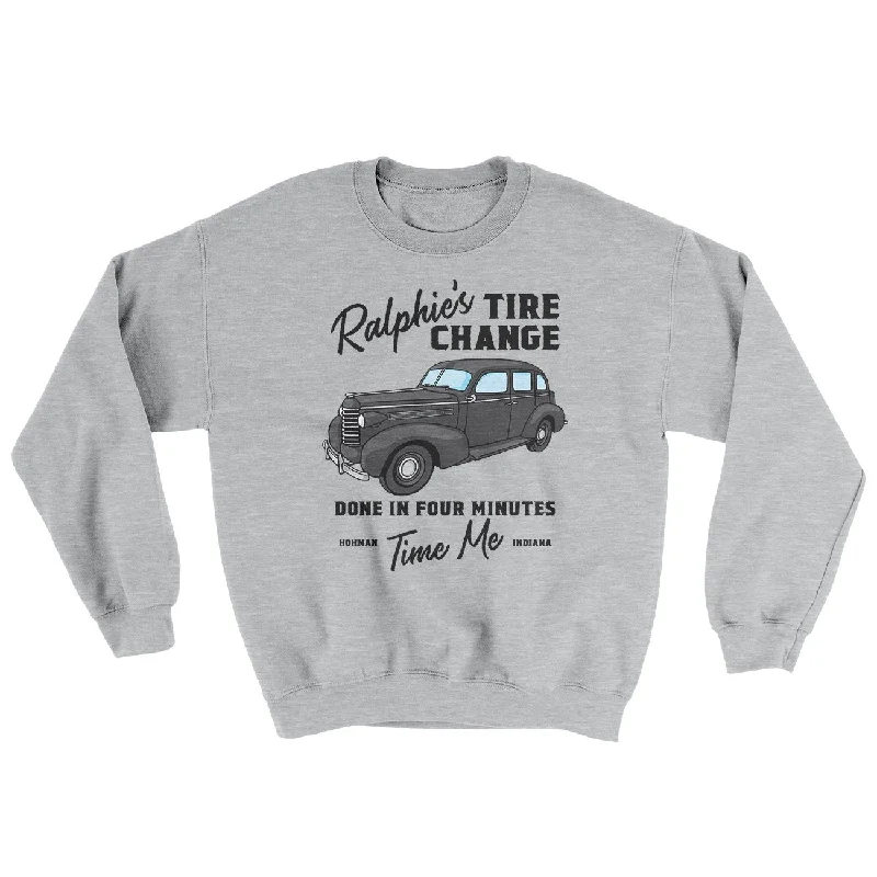 Ralphie's Tire Change Ugly Sweater