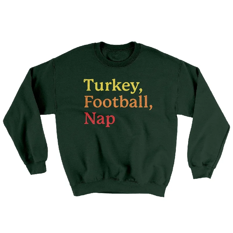 Turkey, Football, Nap Ugly Sweater